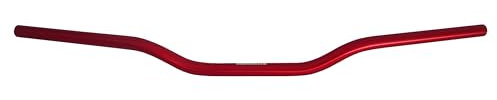Manubrio Accossato Rosso per Yamaha MT07, Piega Bassa, in alluminio, diametro 22 mm