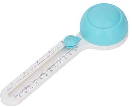 Kreisförmiger Papierschneider, Handlich, 360-Grad-Drehung, Rutschfest, Verstellbare Skala, DIY-Kreisschneider Visitenkarten, Grußkarten, Fotos