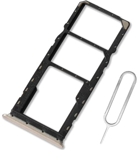 ExtKry Bandeja SIM para Xiaomi Redmi A5,Oro | Calidad original bandeja de tarjeta SIM bandeja para SIM bandeja ranura SIM bandeja tarjeta SIM con aguja eyectora.