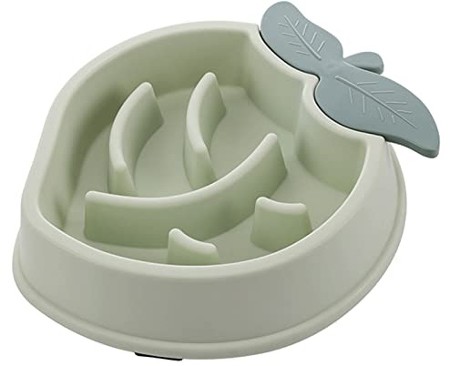 Bol à alimentation lente pour chien en forme de pêche anti-avalement pour animaux de compagnie plat d ' alimentation lent pour animaux de compagnie bols interactifs anti-ballonnements pour chien à