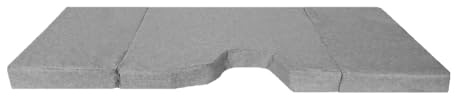 KFoam.es Colchón Plegable Cama Delantera Camper Compatible con Opel Movano, Renault Master, NV400 (+2011) Color Gris