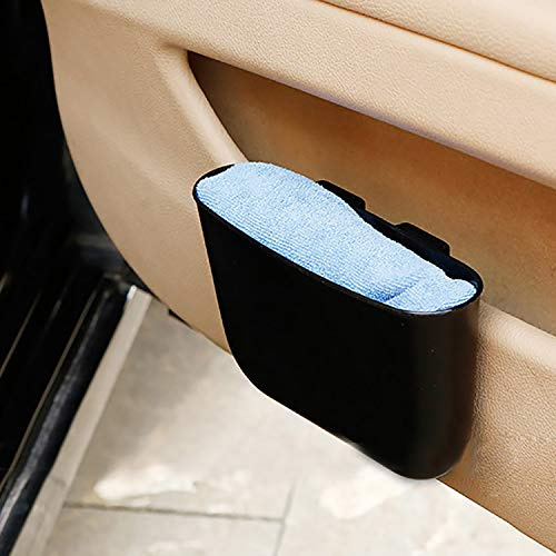 Piccolo bidone della Spazzatura per Auto, Scatola di immagazzinaggio (Colore: Nero) Doppio Uso, Materiale plastico Facile da Pulire, Scatola di immagazzinaggio appesa, può Essere installata sull'auto