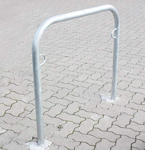 TRUTZHOLM Fahrradanlehnbügel Fahrradständer 115x99cm zum Einbetonieren Stahlrohr Ø 49mm feuerverzinkt Fahrradständer für 2 Fahrräder