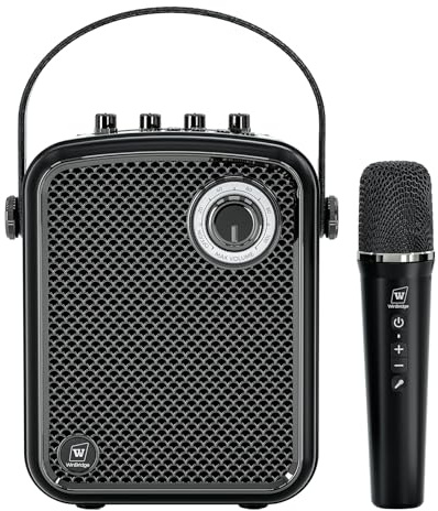 Portable Microphone and Speaker Set, 70W Wireless Voice Amplifier with 10H UHF Handheld Mic, Guitar Input, Metal Bluetooth PA System for Teachers and Presentations S100
