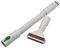 Flexibler Schlauch Flexschlauch kompatibel mit Vorwerk Staubsauger Kobold VK 7 VK7, passend wie SB7, SB 7 und Akku Sauger VB100 VB 100 + Polsterduese weiss inklusive Adapter