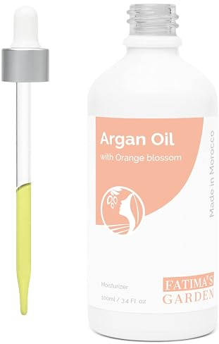 Fatima's Garden Huile d'Argan & Fleur d'Oranger - Huile Hydratante, 100ml