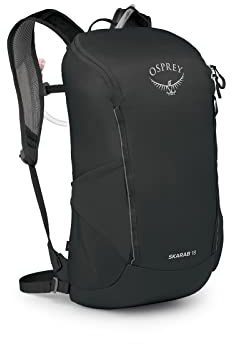 Osprey Skarab 18L Men's Hiking Backpack with Hydraulics Reservoir, Black OS