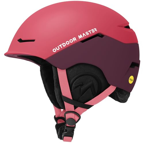OutdoorMaster ELK MIPS Ski Helmet - Snow Sport Helmet Snowboard Helmet for Men Women & Youth