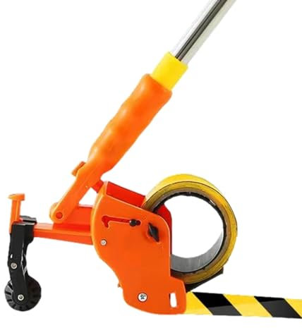 Boden-Klebeband-Applikator – manueller Klebebandabroller, Maler-Klebeband-Auftragsgerät | Handschiebende Klebebandklebemaschine, Abdeckbandständer| Abdeckbandabroller zur Bodenmarkierung, Dekorationss