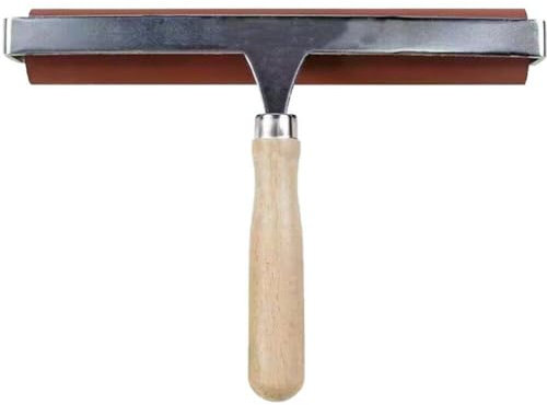 20 cm Rollwerkzeug, Gummiwalze, Brayer Holzgriff Für Basteltinten, Linolöl, Walzen, Tintendruck, Malerei