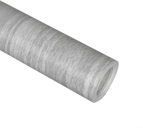 Alanmoship Suelo de vinilo PVC con vetas de madera, rollo de 10 m, autoadhesivo, decoración para cocina, dormitorio, casa, oficina, impermeable, fácil
