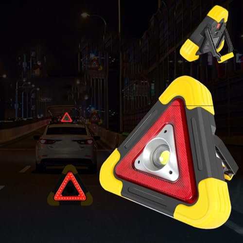 JSYDMA Triangle de Voiture pour VW T-Cross T-Roc Tacqua Talagon Taos, Triangle de Auto, Triangles de signalisation, Triangle signalisation Lumineux