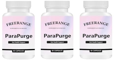 PARAPURGE GUT COMMENTS - Supplément de soutien aux intestins et au côlon, parapure aide à nettoyer et à nettoyer le côlon pour les femmes et les hommes,3 Bottle