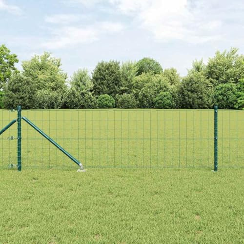 Recinzione a bastoncini, in acciaio, 0,6 x 25 m, per campeggio e stagno
