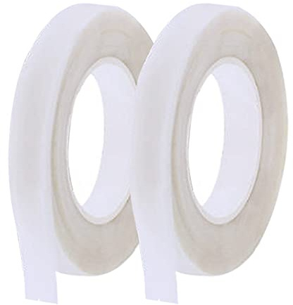 Woohome 2 stycken flora crepeband, blomband flora crepe band blomma tråd dekoration för bukett blommor gör-det-själv hantverk