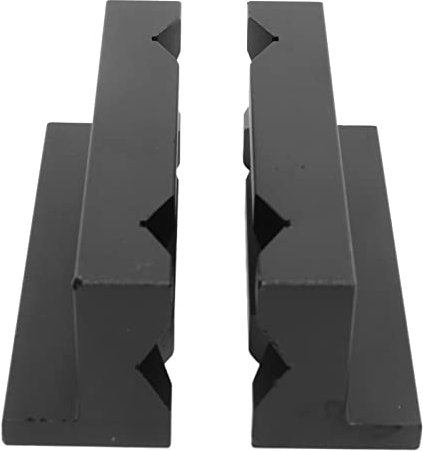 2 Almohadillas de Mordazas de Tornillo de Aleación de Aluminio, Abrazadera de Bloque de Mordaza Magnética, Almohadilla de Protección de Inserción, Herramientas de Bloque de