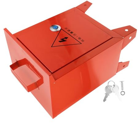 Red Metal Distribution Box for Indoor and Outdoor Electrical Protection