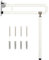 Goumthe Toilet Grab Bar, Foldable Seat Support Aid Assist Rail, Flip Up Handicap Grab Bar, Glows at Night, Non-Slip Toilet Handles for Disabled Elderly Pregnant - Load up to 450 lb(200kg)