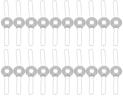 DONFAMDS Clip a Molla per Paralume 20 Pezzi in Ferro, Accessori per Lampadari e Lampade da Tavolo, Morsetti di Fissaggio Resistenti per Installazione Fai da Te di Paralumi in Casa
