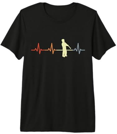 Clarinettiste Vintage Ligne d'impulsion Amoureux T-Shirt Haut de Gamme