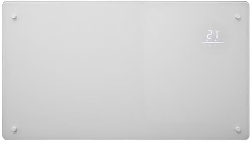 Moda Onyx Smart Electric Heater (White). 2000W Electric Radiators Wall Mounted (Measures D7 x W80 x H45cm), IP22 Electric Wall Heaters Wall Mounted with WIFI Control - Genuine Moda Plug In Wall Heater