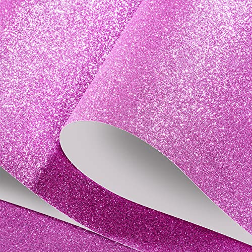 FunStick 40CM×2M Glitter Bakgrund Lila Tjock Glitter Foil Självhäftande Möbler Dekorfolie Vinyl