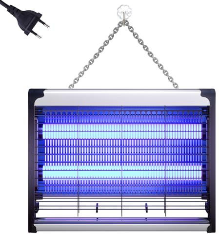 Vegena Lampe Anti Moustique, 4W Tue Mouche Eléctrique, Destructeur de Mouches, Anti Moustique Electrique, Lampe UV Anti Moustique Électrique pour Maison Patio Jardin Cour Arrière