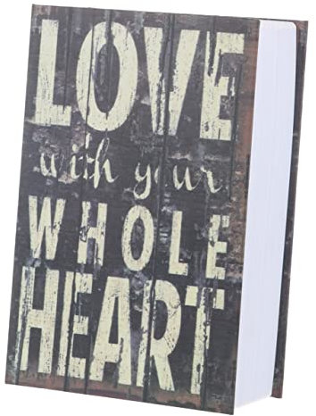 DOITOOL Coffre-fort En Forme De Livre Unique Style Vintage En Faux Livre Coffre-fort Secret Pour En Métal Serrure À Code