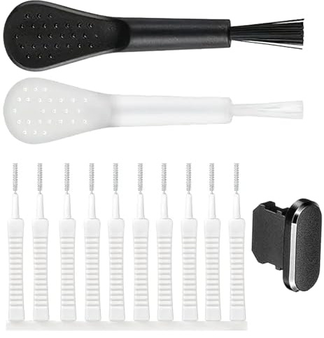 Telefonhörlurar rengöringsborste 26 stycken hörlursuttag renare set telefon laddningsport rengöring bärbara dammborstar för laddningsport telefon port rengöringsborstar set