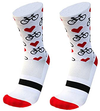 HHRHLKNH Wintersocken Herren Professionelle Herren Damen Wettkampf Kompressionsstrümpfe Outdoor Racing Rennrad Sport Strumpfhosen Neuheit-A2