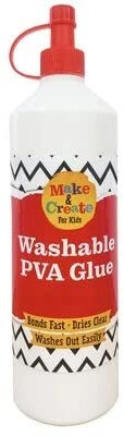Multipurpose Extra Strong Faster & Stronger Adhesive Glue for Bonding Wood, Ceramic, Metal and More Instant Grab Adhesive (Clear PVA Glue 250ml)
