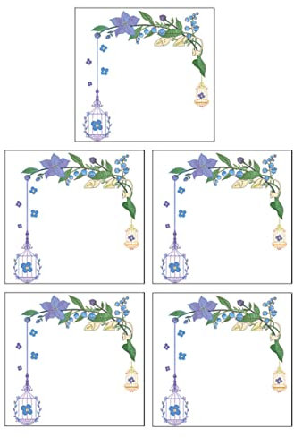 Angoily 5 Piezas Etiqueta Engomada Del Interruptor De La Flor Interruptor De Enchufe Para De Corriente Enchufe Pegatinas Ligero De Polivinilo Aparato Eléctrico Porche