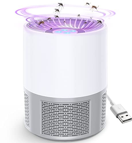 Lampe Anti Moustique, Piege à Moustique Intérieur Anti Mouches Tue Mouche Antimoustique Électrique Extérieur Lampe Moustique Piege a Mouche pour Le Chambre Coucher Jardin Camping