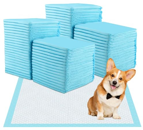 Zosenyer 100 Pezzi Traversine Cani, 60 x 60 cm Tappetini Igienici per Bambini, Tappetino Cane Pipi è Progettato a 6 Strati per Assorbire Rapidamente l'umidità e Protezione delle Case