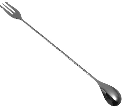 UTHCLO Cuchara Mezcladora De Bar De Acero Inoxidable Cucharas Largas para Cócteles y Batidos Herramienta De Mezcla Profesional para Uso Casa y Bares