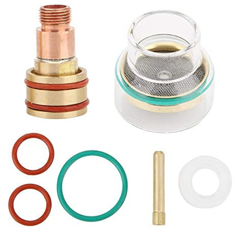 TFM53NCN TIG Kit di saldatura Torcia di saldatura Torcia a tazza di vetro per WP17/WP18/WP26(1.6mm)
