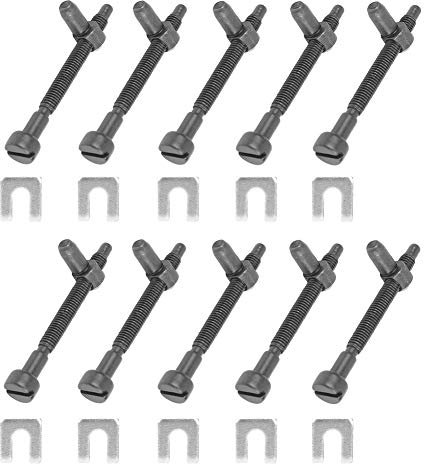 Aigend Sägezubehör - 10 Stück Kettensägenstangenspanner Einstellschraube Passend für Husqvarna 288 281 272 XP 268 266