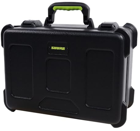Shure by Gator Mikrofonkoffer für 7 drahtlose Mikrofone (SH-MICCASEW07), schwarz