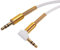 sourcing map 3.5mm TRS Aux Cable Male to Male Auxiliary Audio HiFi Headphone Cord 3.3ft Nylon Braided for Phone Headphone Speaker Stereo Echo, White