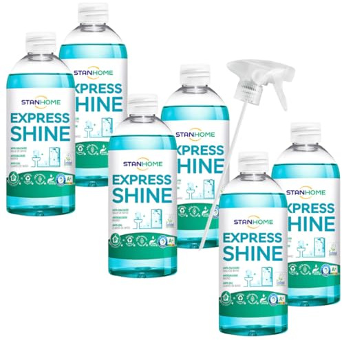STANHOME Express Shine Limpieza Baño Antical Desincrustante, Limpiador Wc, elimina Suciedad y Cal (500ml) (6)