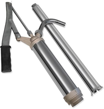 Fasspumpe, Handpumpe, Wasserpumpe, Umfülllpumpe, Batteriebetriebe für Diesel, Wasser, Benzin, Öl, AdBlue, Dieselpumpe, Motoröl Alkohol (Manuelle Hand-Hebelpumpe 350)