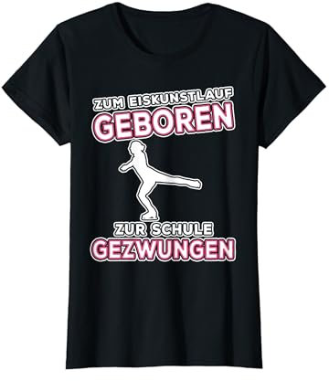 Eiskunstlauf Schule Schlittschuhe Eiskunstlaufen Mädchen T-Shirt