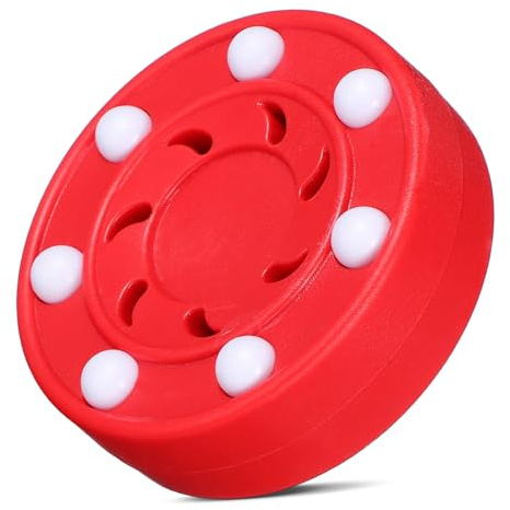 RORPOIR Roller Hockey Puck for Training and Competition Lightweight Shockproof Design for Indoor and Outdoor Use 7.5Cm for Skill Development