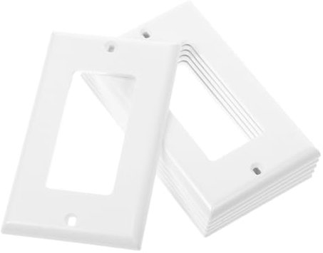 GETAJGHSD 6pièces Plaques Murales Décoratives Pour Prises Électriques De Panneaux à Vis Cachées Pour Installation Facile Et Élégante Votre Maison Ou Bureau