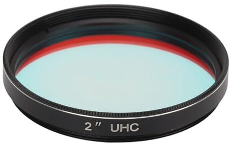 Rankomu 2 Zoll UHC Filter, Ultra High Contrast Light Pollution Reduction Filter for Astronomical Telescope Accories, Ideal for Observation, Reduces Light Pollution