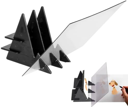 Projecteur de Dessin avec Acrylique, 13,5 x 20 cm Planche à Dessin Optique, Projecteur de Croquis Portable, Tableau de dessin Optique pour TéléPhones, Parfait pour Les Débutants, Amateurs D'Animation