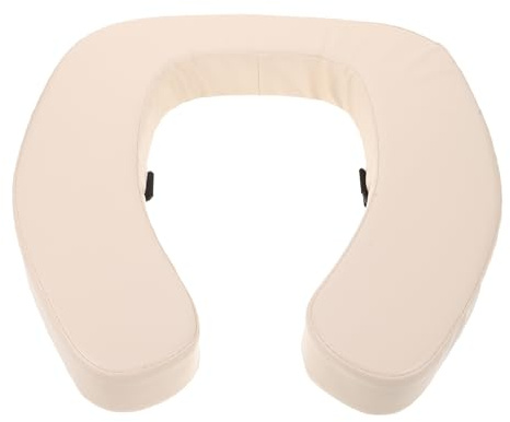 TOGEVAL Cojín para Asiento de Inodoro Elevado Acolchado con Esponja de Alta Densidad, Grosor Extra para Mayor Comodidad, Tamaño Estándar y Alargado, Funda Ajustable con Cierre Mágico