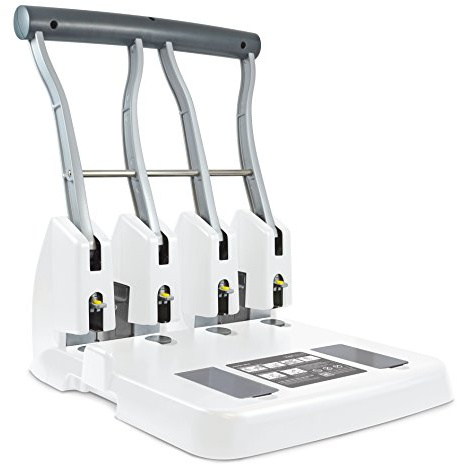 Rapesco 1407 ECO P4400 4-Fach Registraturlocher, 150 Blatt Kapazität