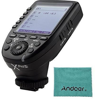 Godox Xpros TTL Wireless Blitzauslöser Sender für Sony A7 II A77 A99 ILCE-6000L A9 A7R A7RII A350 DSC-RX10 Unterstützung TTL Autoflash 1/8000 s HSS Große LCD 5 Gruppentasten 11 Anpassbare Funktionen