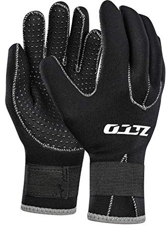 ZCCO Guantes de neopreno de 3 mm, guantes térmicos para hombre, guantes antideslizantes para mujeres, negro (3 mm, M)